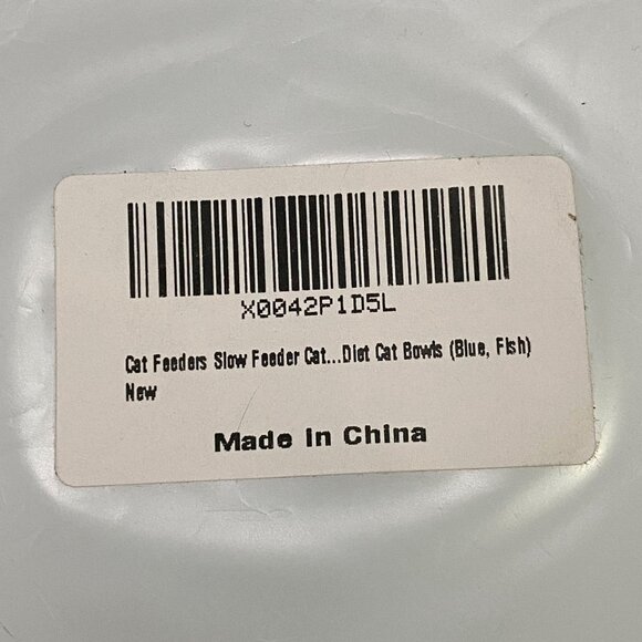 Cat Slow Feeder Dish or Lickable Treat May Enrichment Toy Fish Shape Lot of 2 - Picture 4 of 6